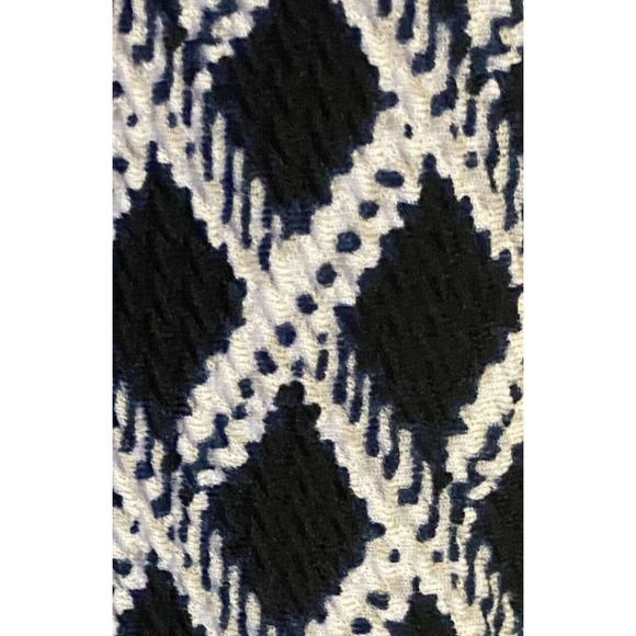 Sandra Darren Ponte Textured Knit Sleeveless Printed Office Casual Border Dress - Picture 4 of 8